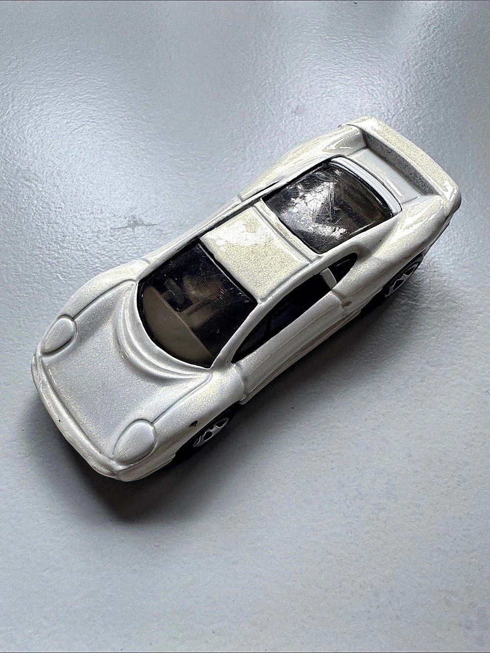 Hot Wheels Silver Die-Cast Toy Car